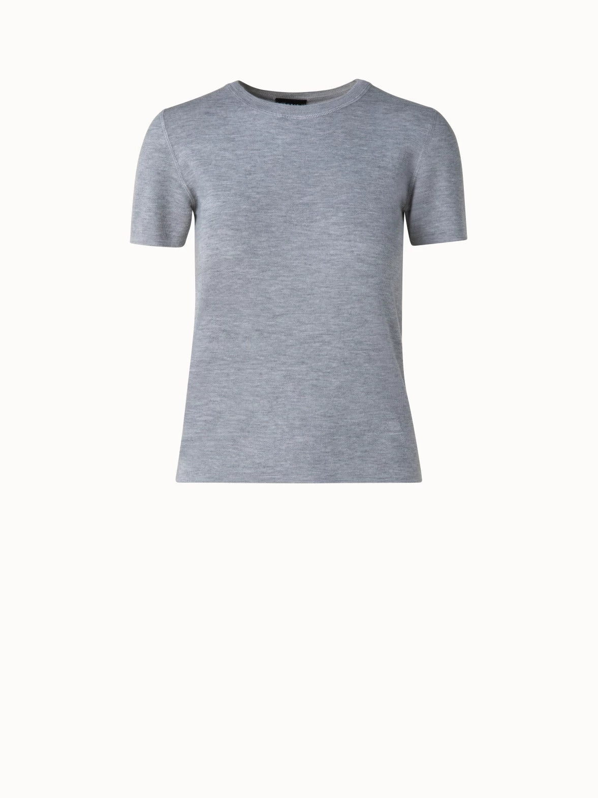 AKRIS Cashmere Silk Short Sleeve Pullover