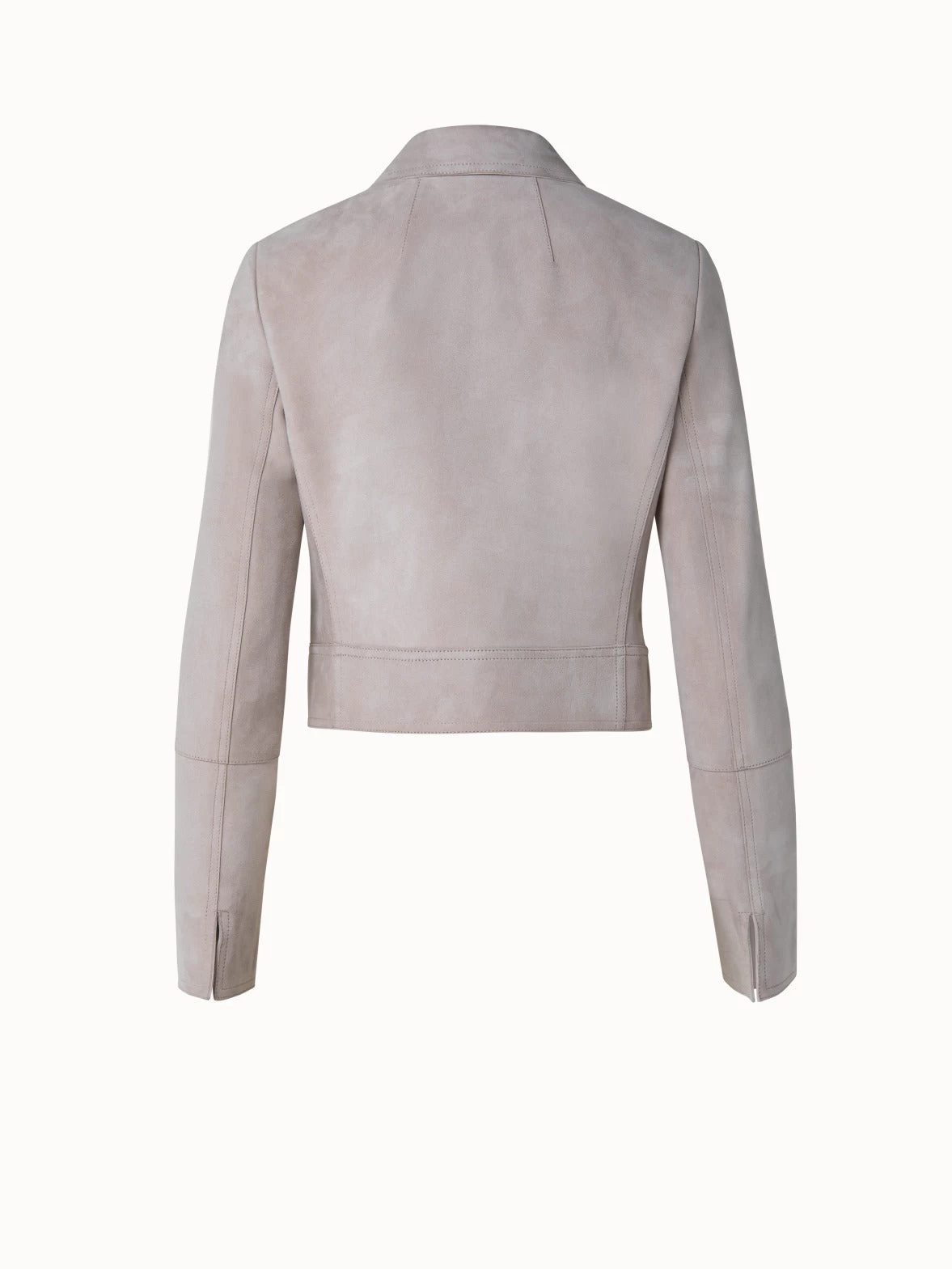 AKRIS Lamb Suede Leather Jacket - Image 3