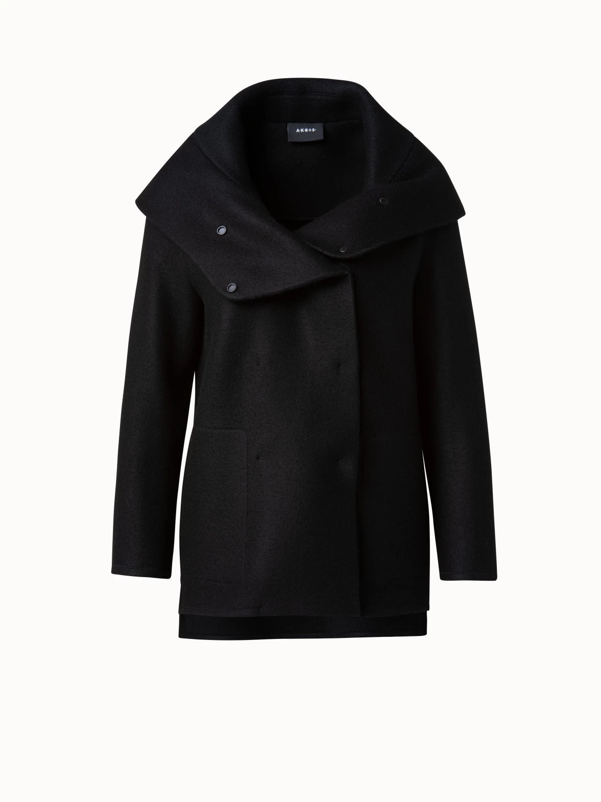 AKRIS Cashmere Jersey Cocoon Jacket