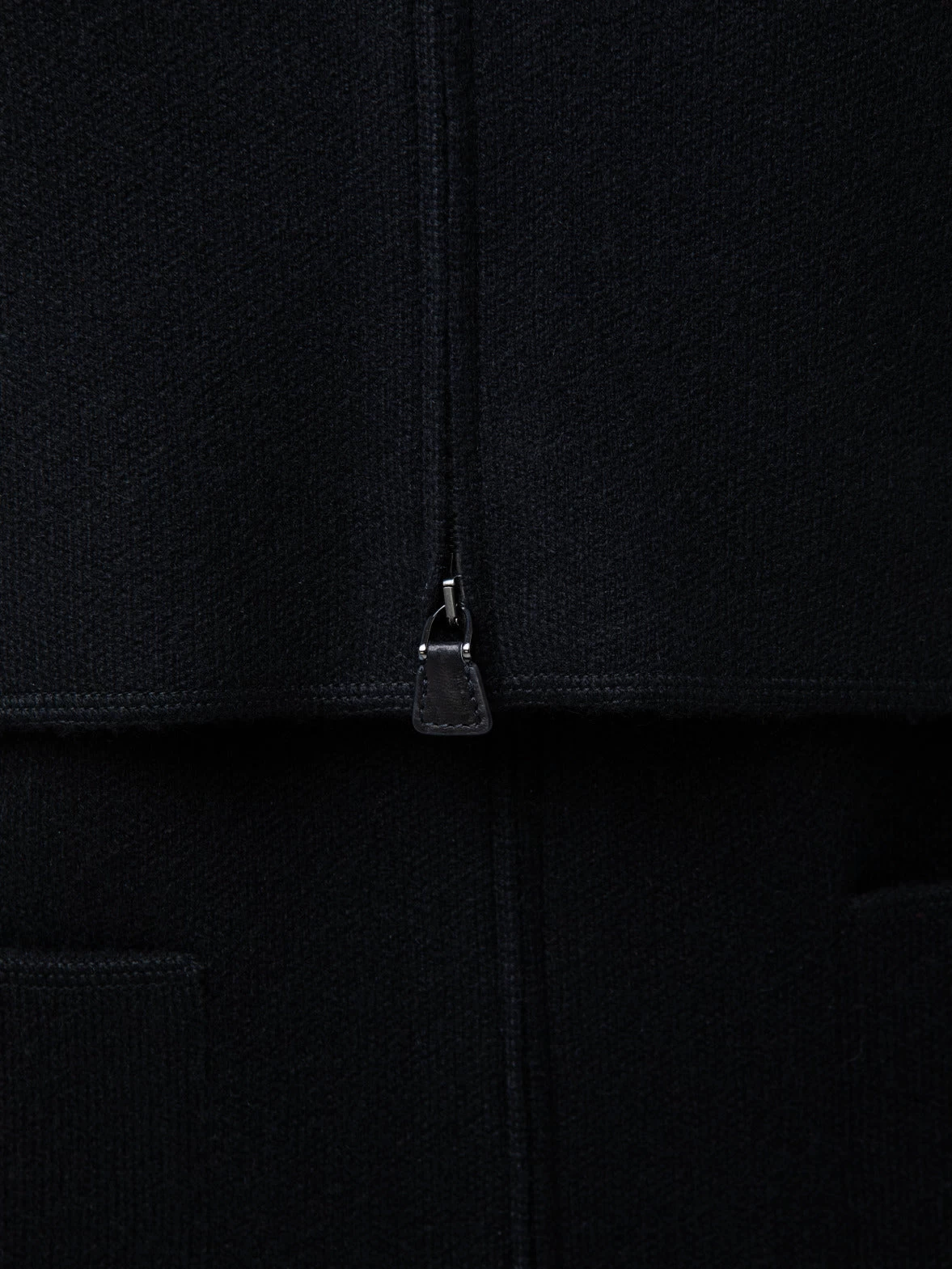 AKRIS 2-in-1 Cashmere Pique Sable Fur Collar Cardigan - Image 4