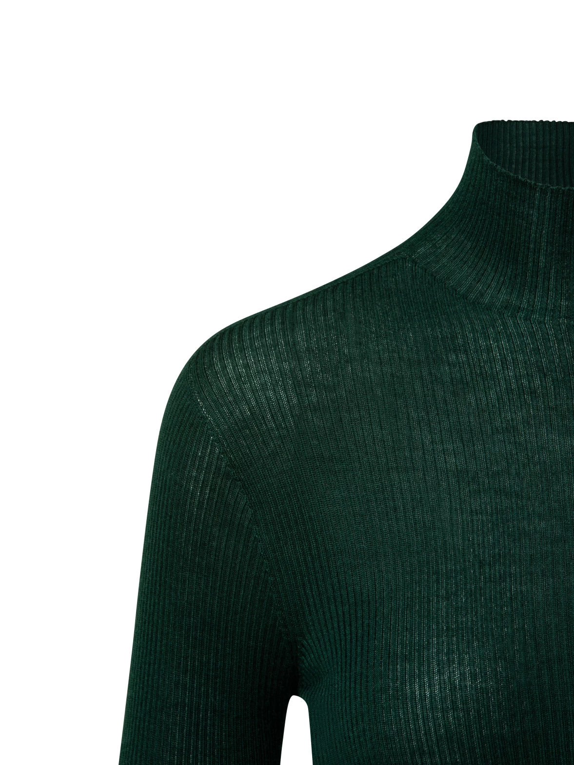 AKRIS Cashmere Silk Fine Rib Mockneck - Image 6