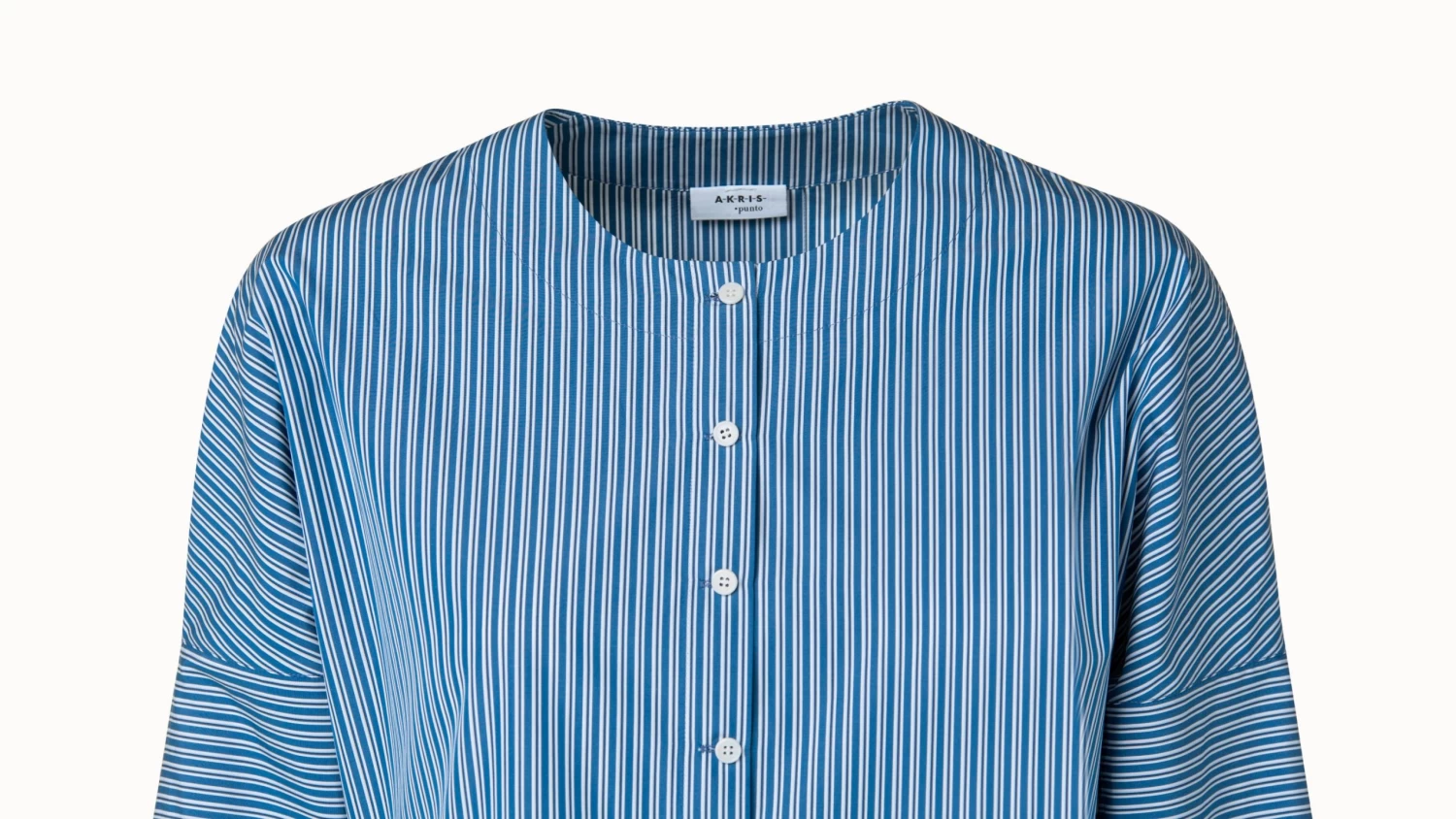 Striped Cotton Poplin Blouse - Image 4