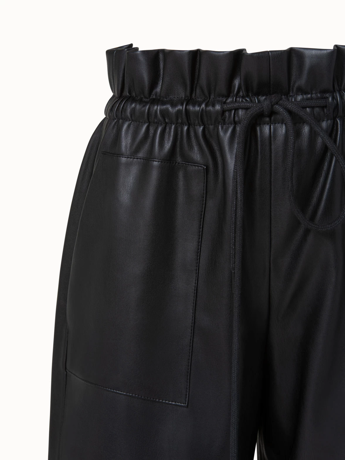 Frey Faux Leather Drawstring Pants - Image 6