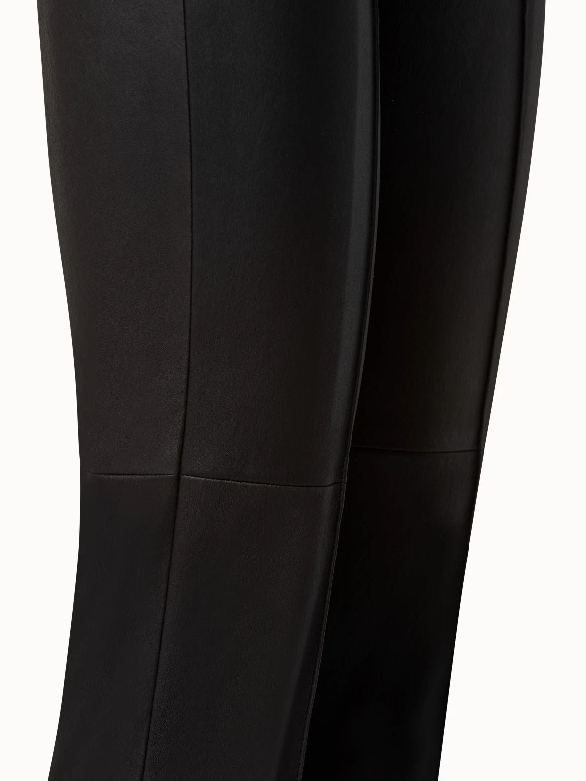 AKRIS Slim Cut Leather Pants - Image 4