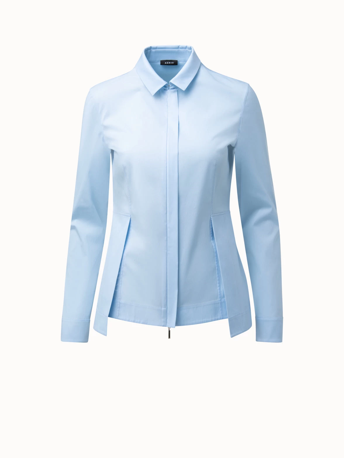 AKRIS Blouse Cotton Poplin Stretch - Image 3