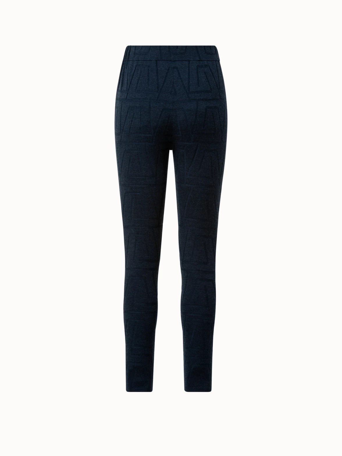 AKRIS Trapezoid Maze Jacquard Knit Pant - Image 2
