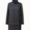 AKRIS Fabiella Cashmere And Detachable Shearling Coat