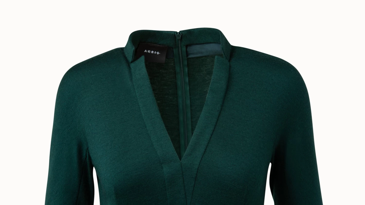 AKRIS Cashmere Silk Jersey Belted Dress - Image 3