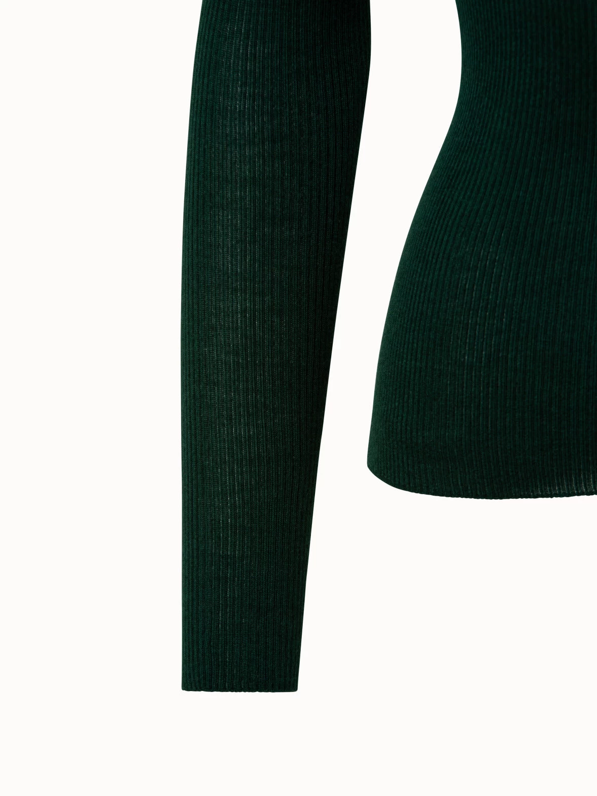AKRIS Cashmere Silk Fine Rib Mockneck - Image 5