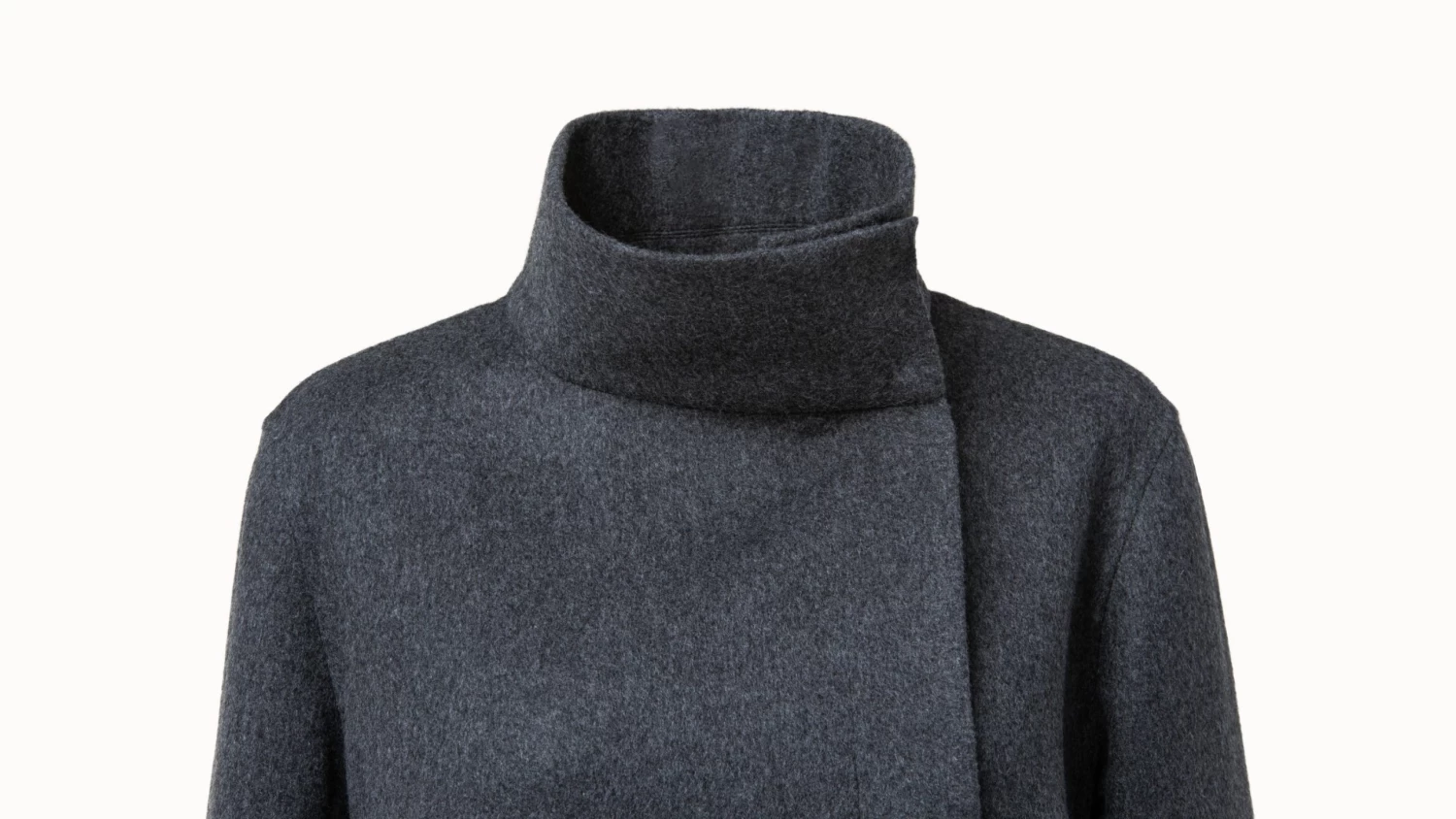 AKRIS Fabiella Cashmere And Detachable Shearling Coat - Image 3