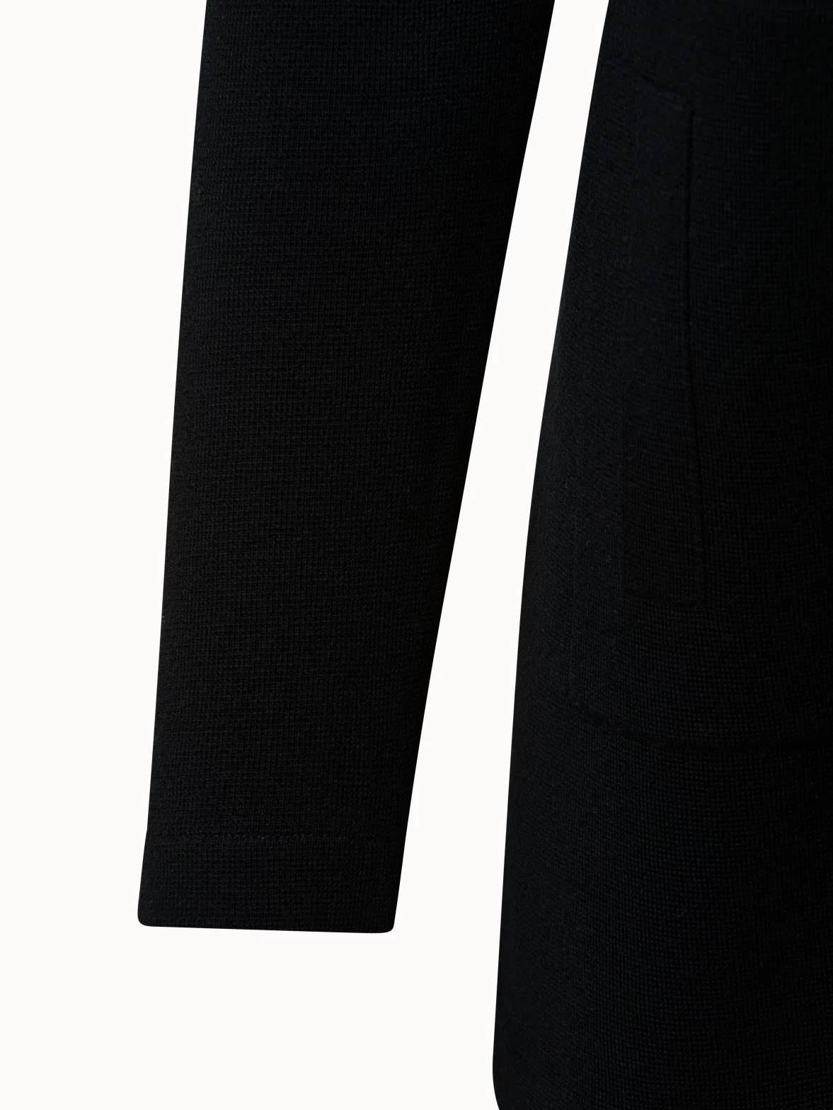 Cardigan Milano Knit With Curly Faux Fur Joke - Image 5