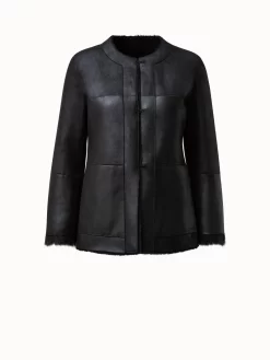 Mixed Media Lambskin Jacket