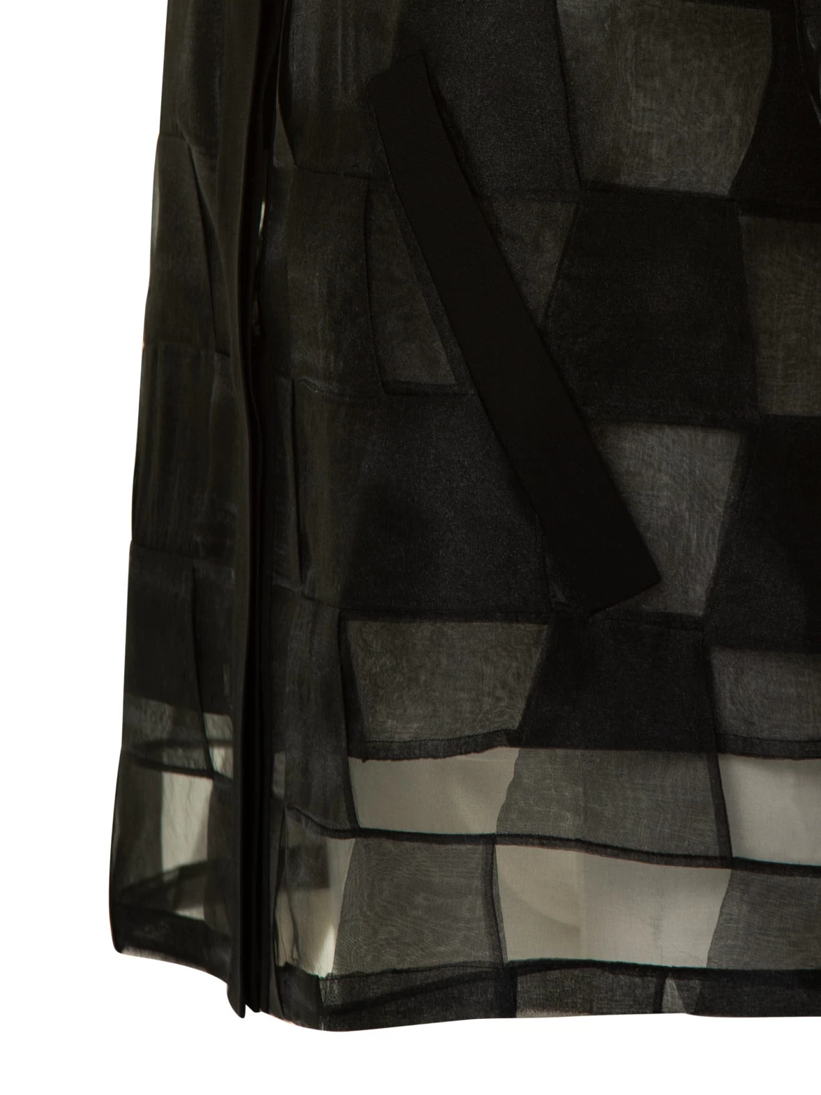 AKRIS Mirrored Trapezoid Techno Organza Jacket - Image 7