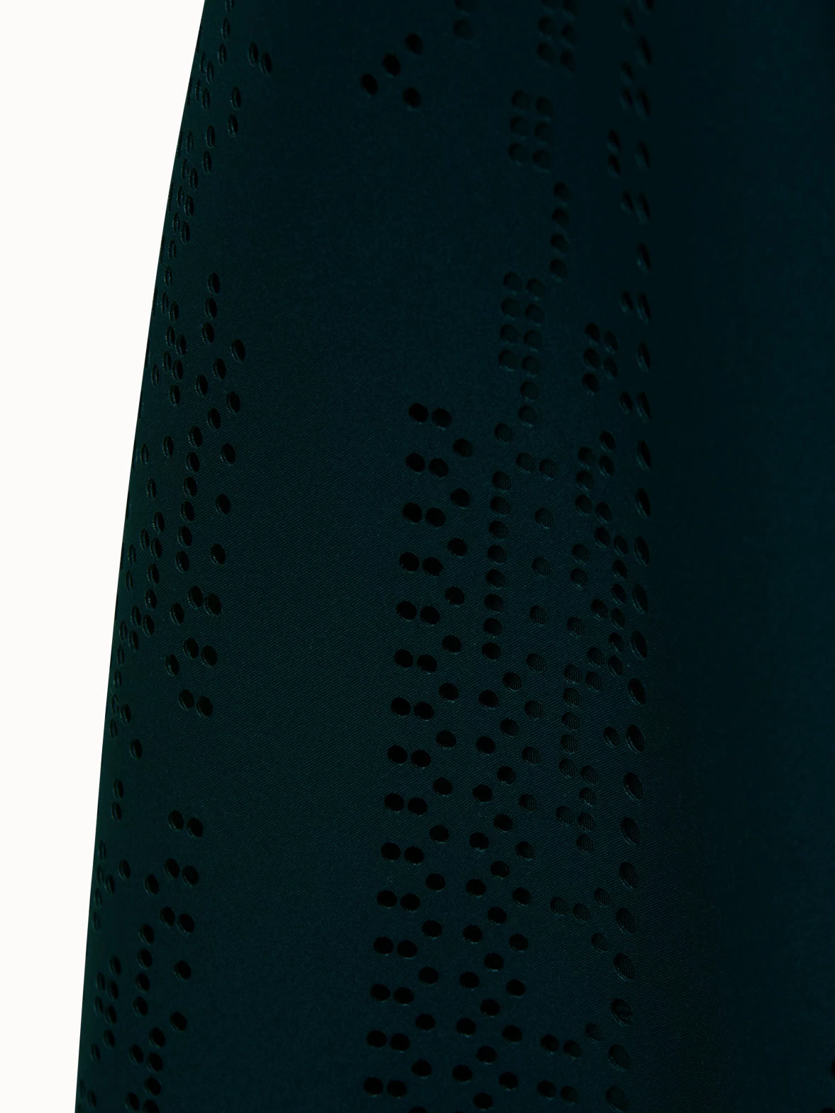 AKRIS Techno Neoprene Punch Card Laser Cut Inset Dress - Image 4