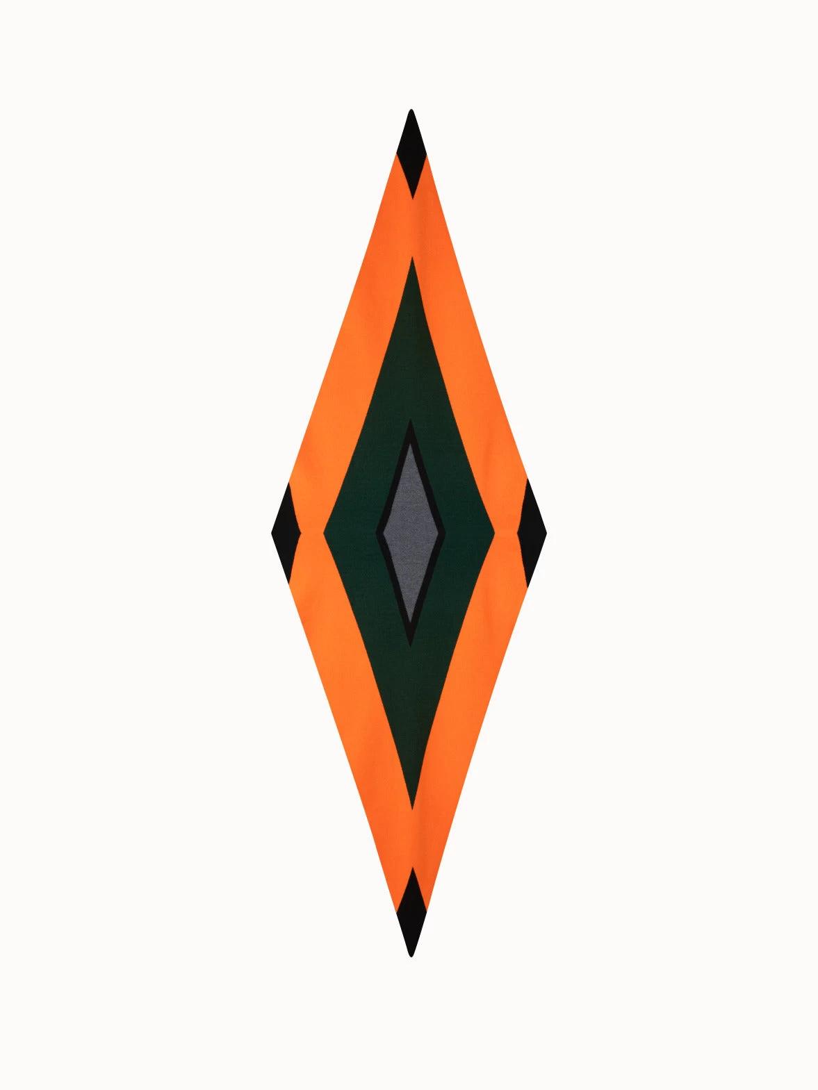 AKRIS Tiled Roof Intarsia Trapezoid Scarf - Image 4