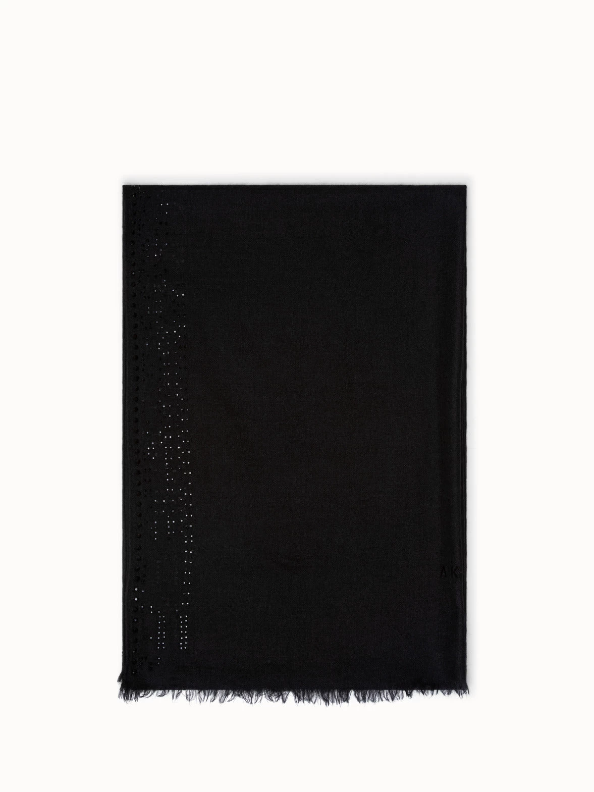 AKRIS Scarf Cashmere Silk Punch Card Print - Image 5
