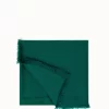 AKRIS Gallus Green Cashmere Scarf