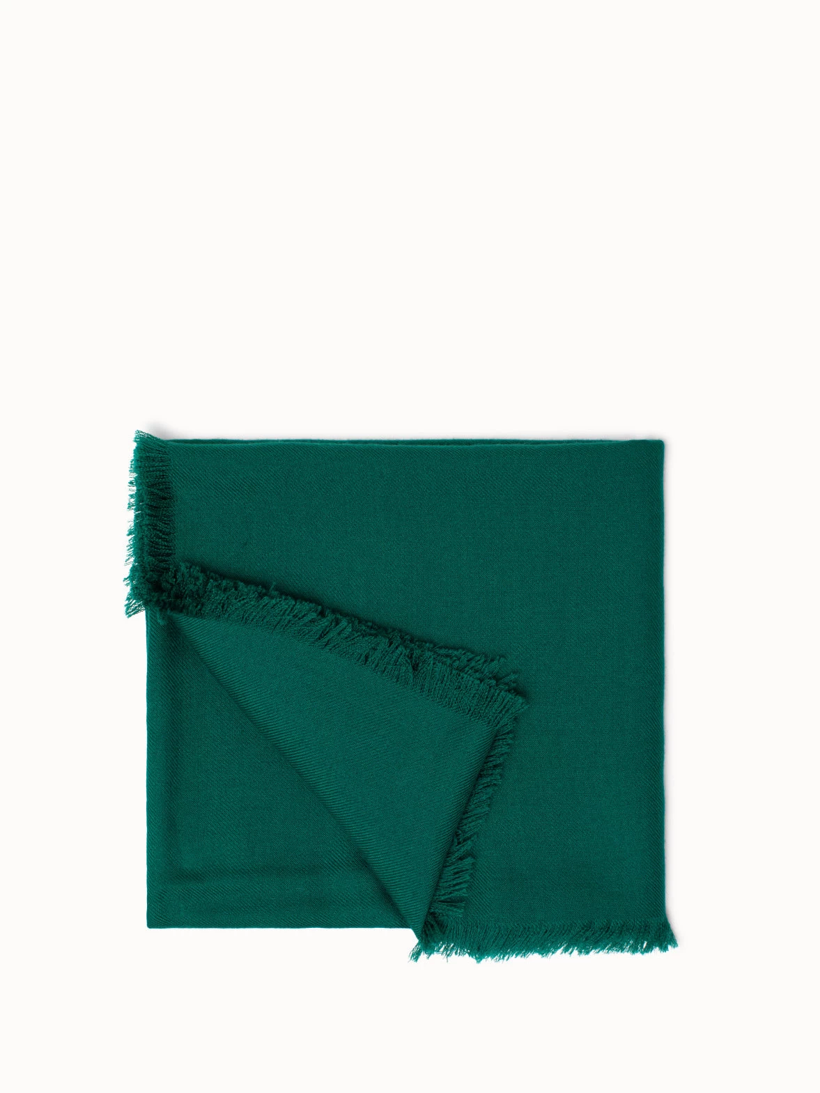 AKRIS Gallus Green Cashmere Scarf