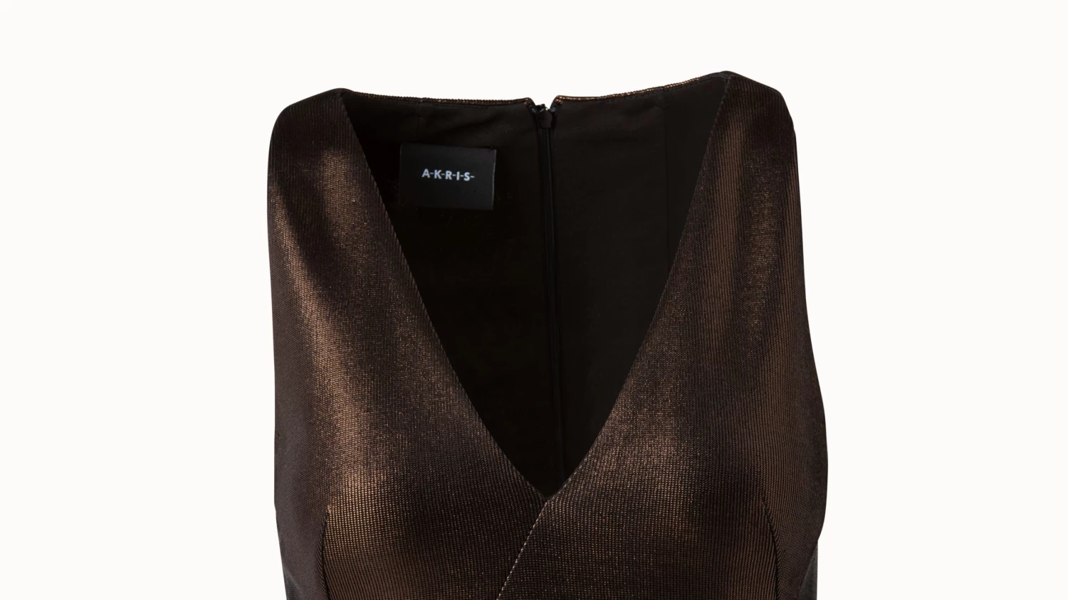 AKRIS Liquid Jersey Wrap Style Dress - Image 3