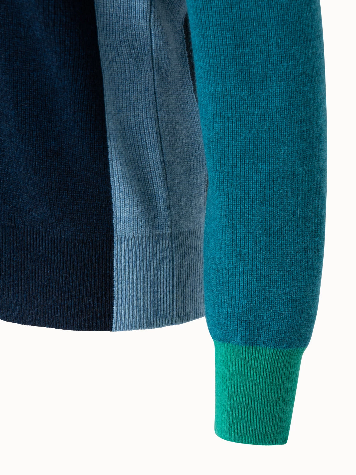 AKRIS Cashmere Cardigan Stitch Print 4 Knit Pullover - Image 5