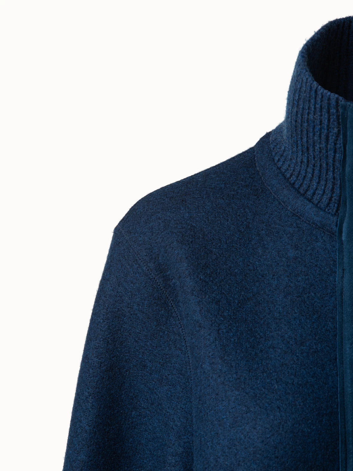 AKRIS Cashmere Jersery Suede Pocket Jacket - Image 6