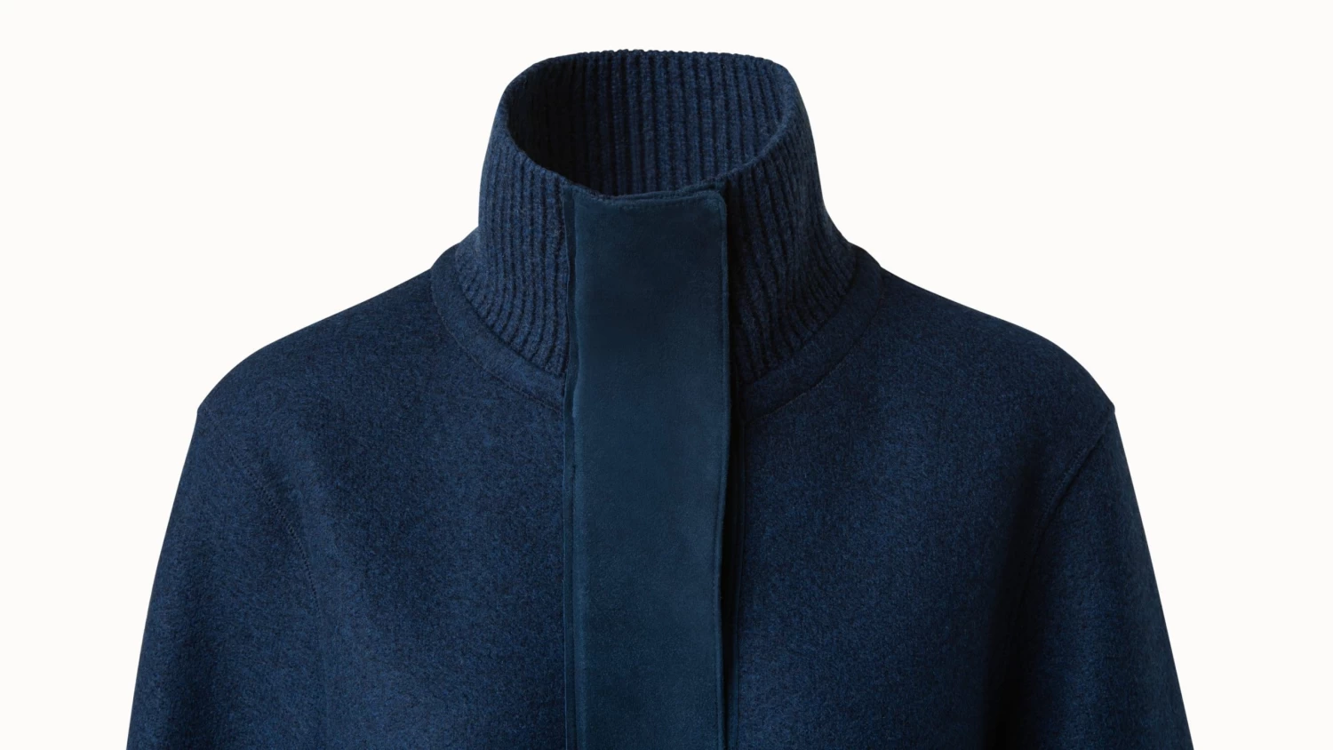 AKRIS Cashmere Jersery Suede Pocket Jacket - Image 5