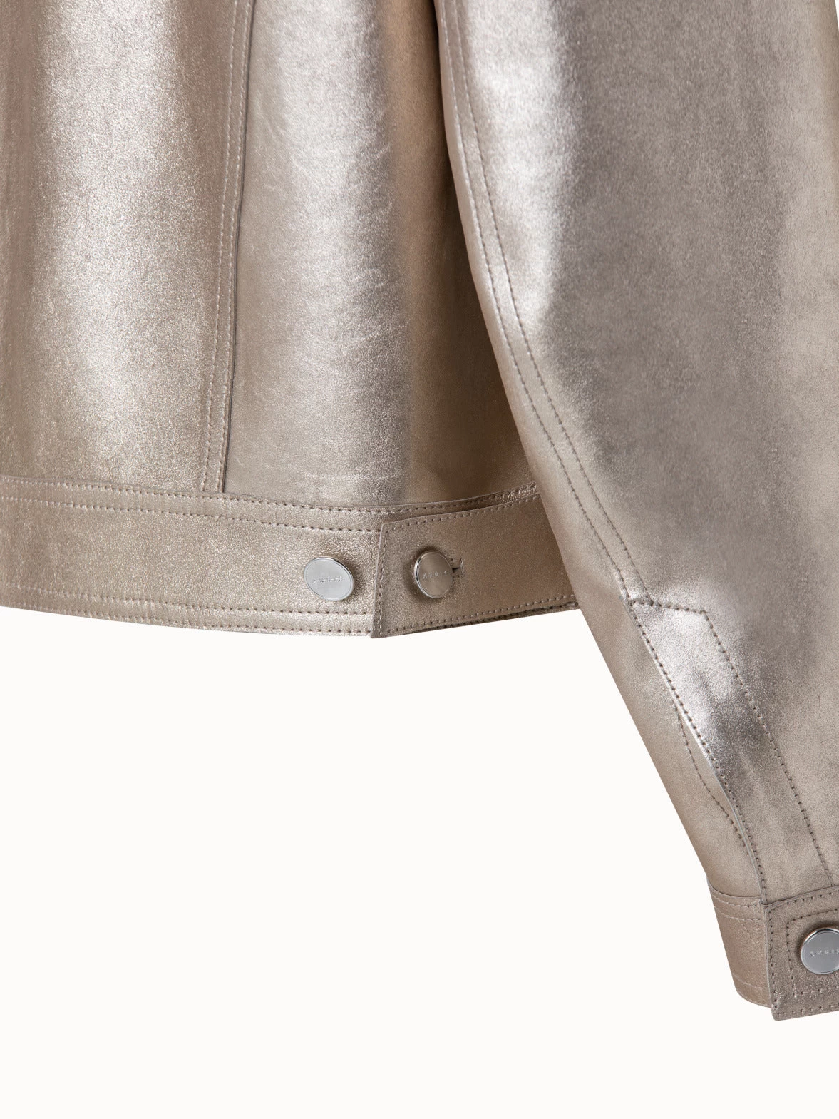 AKRIS Pearlized Nappa Leather Jacket - Image 7