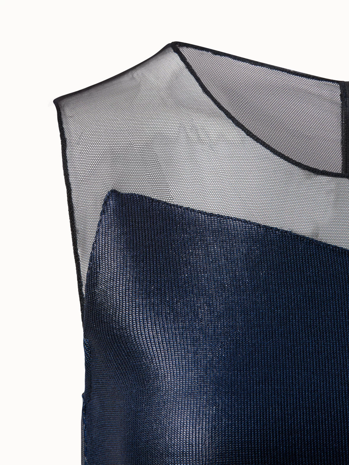 AKRIS Liquid Jersey And Tulle Blouse - Image 4