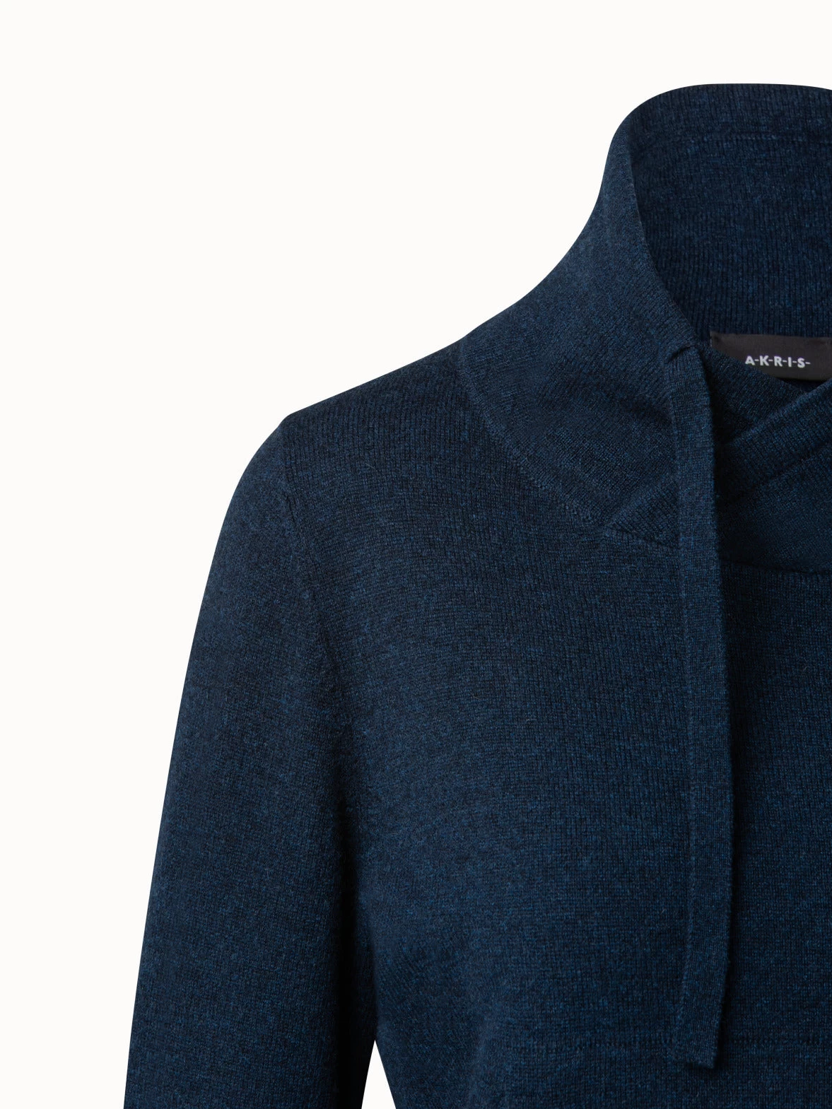 AKRIS Cashmere Cowl Neck Knit Dress - Image 4