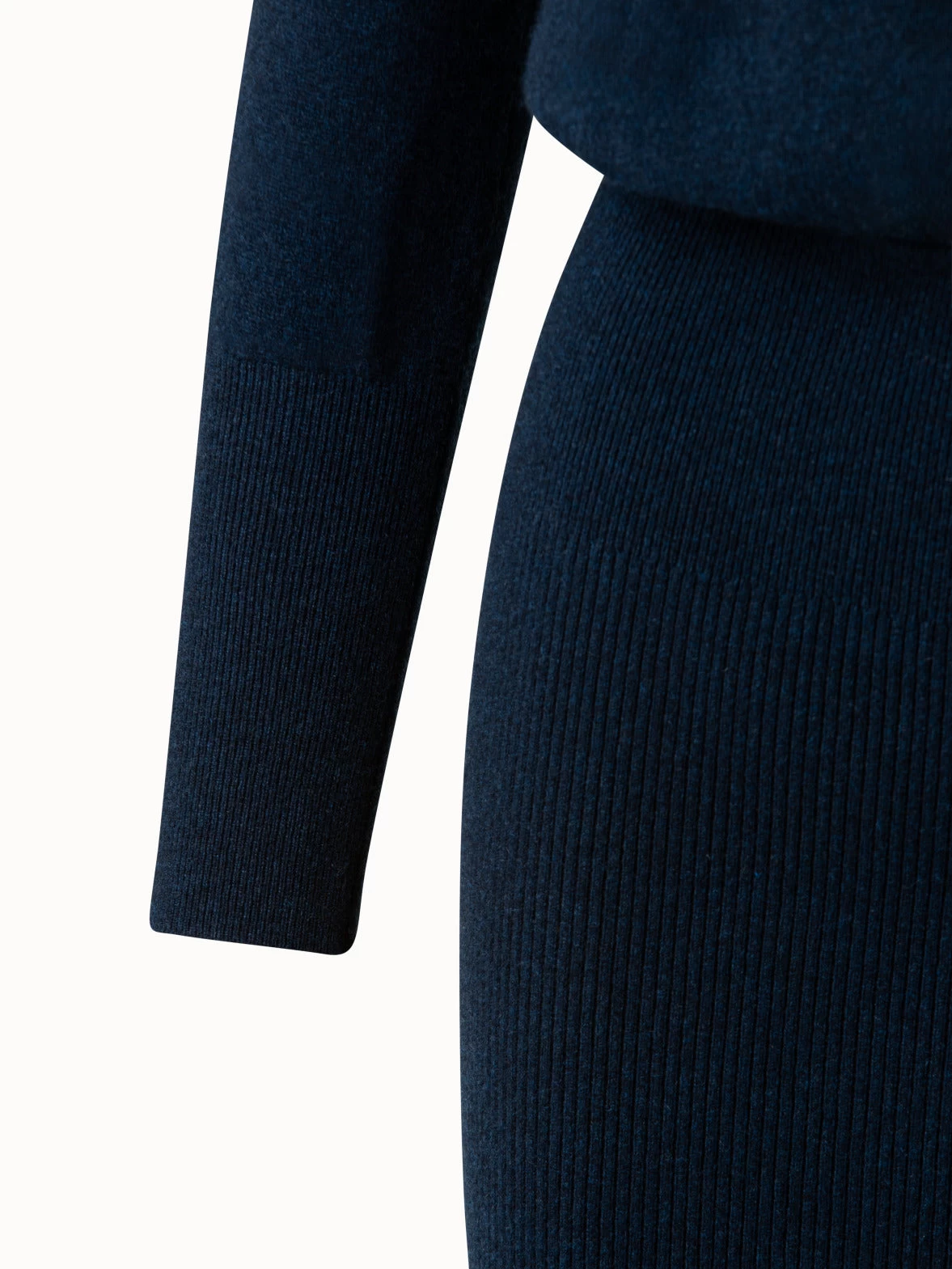 AKRIS Cashmere Cowl Neck Knit Dress - Image 5