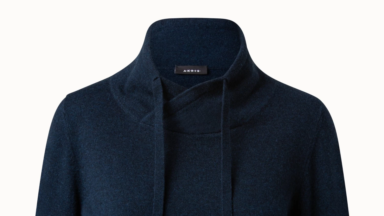 AKRIS Cashmere Cowl Neck Knit Dress - Image 3