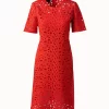 AKRIS Second Glance Embroidery Sheath Dress