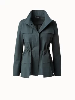 AKRIS Mirta Wool Storm System Safari Jacket