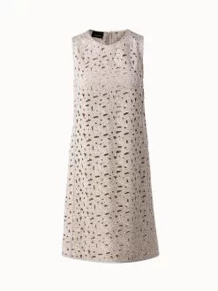 AKRIS Second Glance Embroidery A-Line Dress