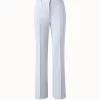 AKRIS Cotton Silk Double Face Boot Cut Pant