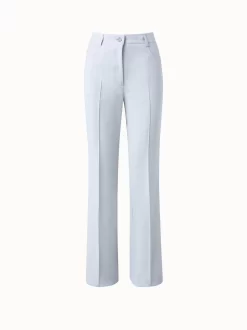AKRIS Cotton Silk Double Face Boot Cut Pant