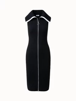 Dynamic Wool Blend Knit Dress