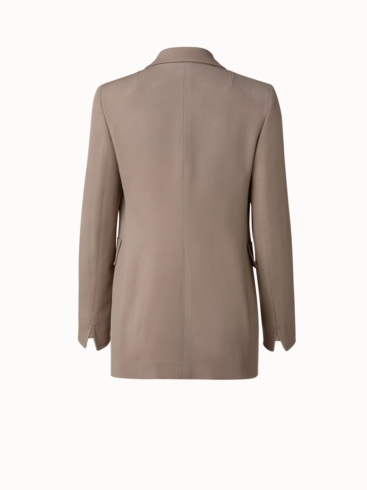 Boyfriend Jacket In Wool Tricotine - Image 2