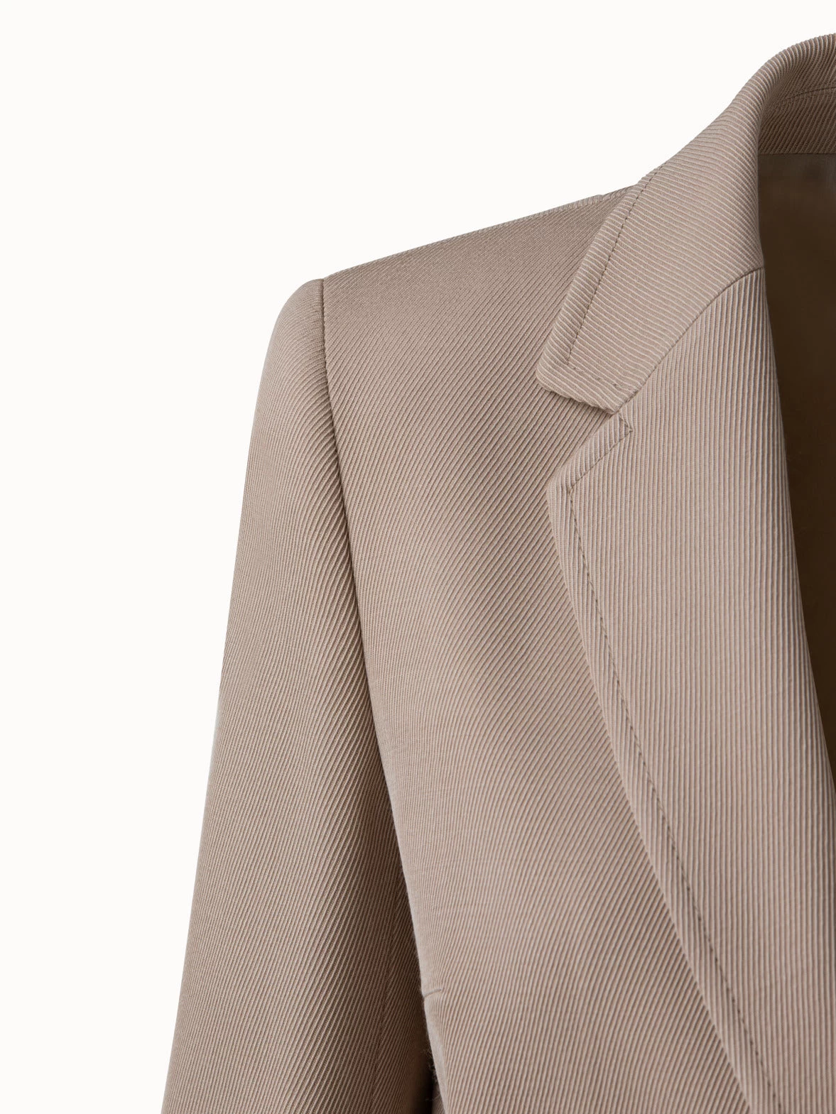 Boyfriend Jacket In Wool Tricotine - Image 4