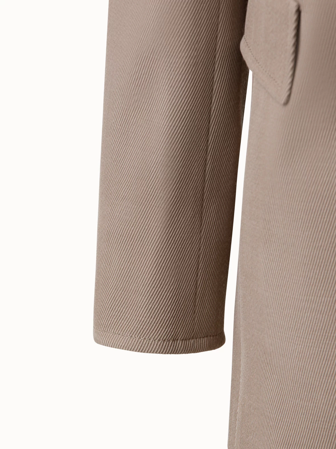 Boyfriend Jacket In Wool Tricotine - Image 5