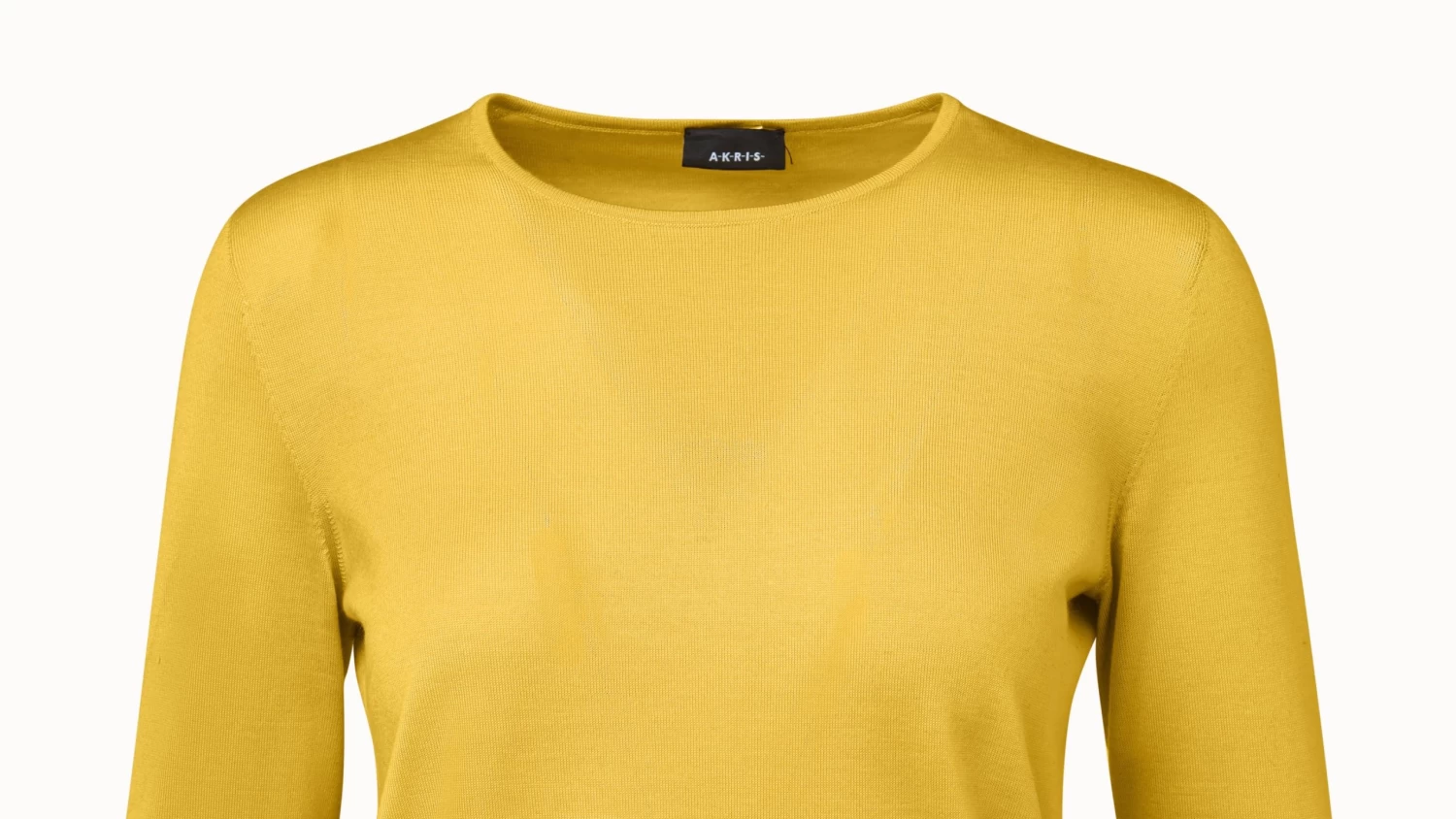 AKRIS Fine Gauge Cashmere Silk Pullover - Image 3