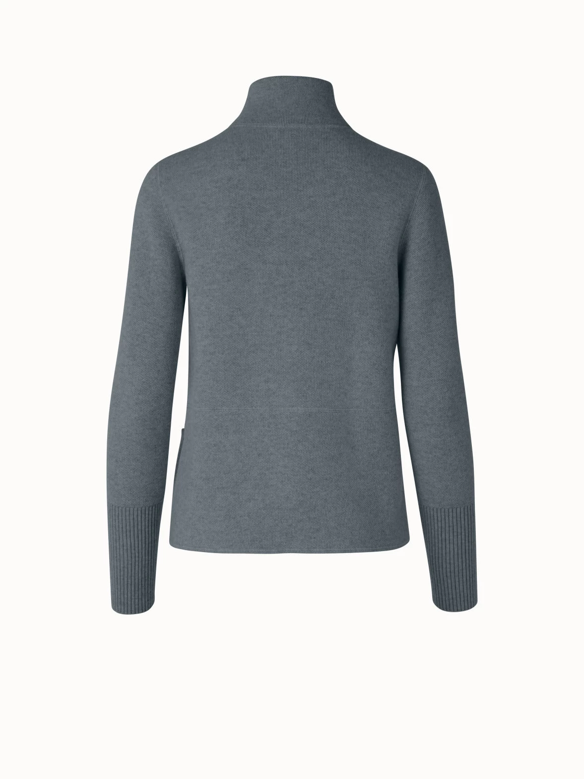 AKRIS Cashmere Silk Knit Zip Cardigan - Image 2