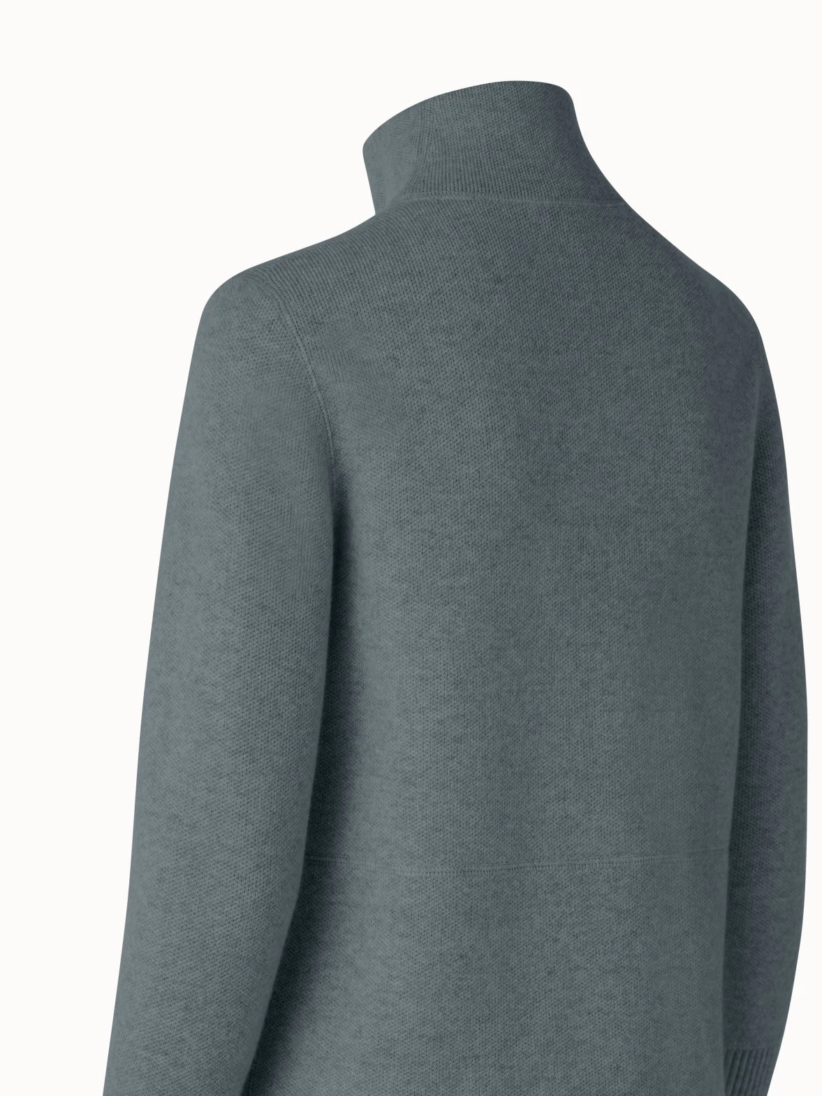 AKRIS Cashmere Silk Knit Zip Cardigan - Image 5