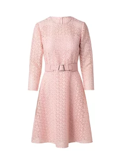 AKRIS Infinite Embroidery Short Dress