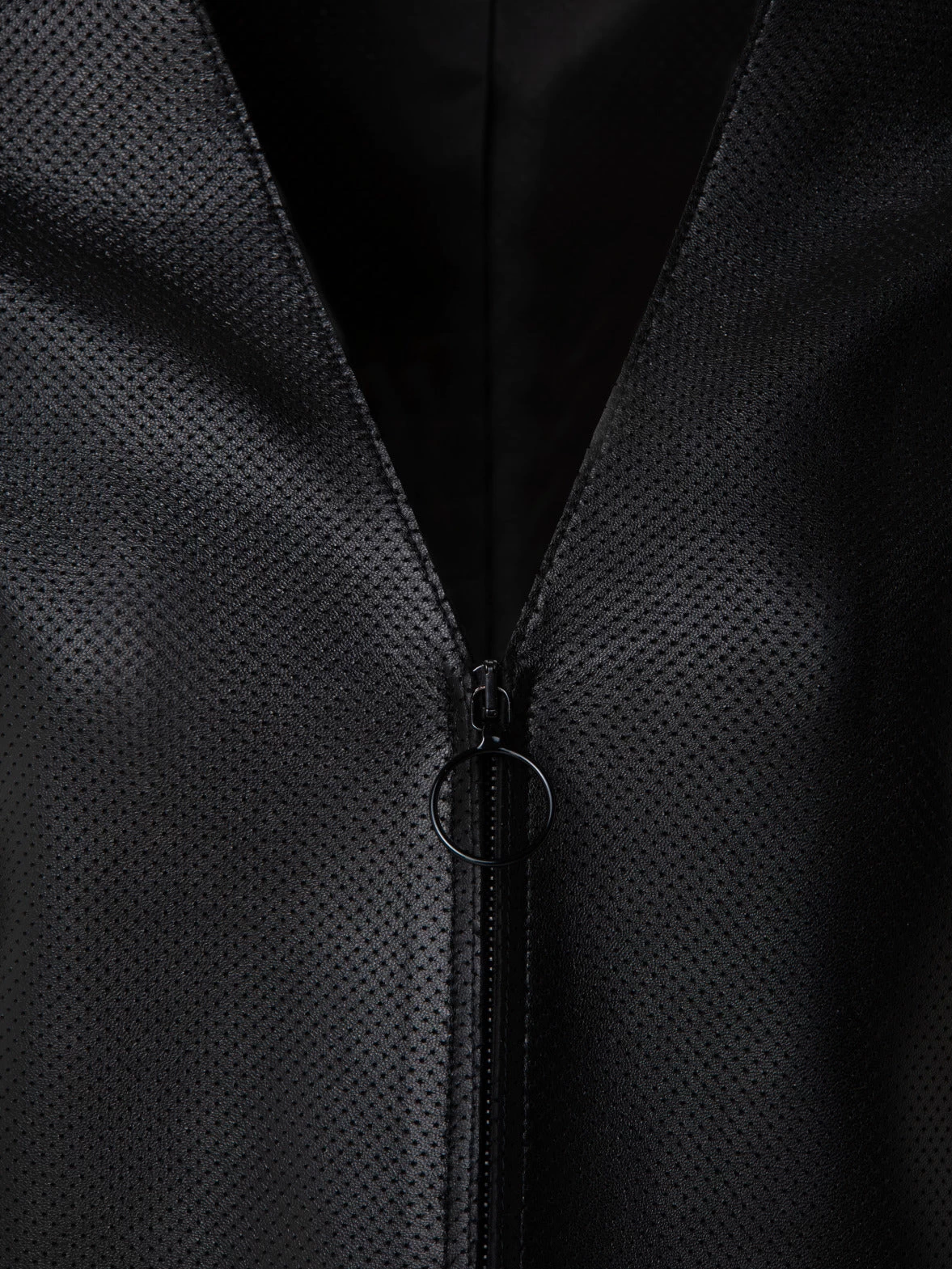 Pin Dot Leather Jacket - Image 4