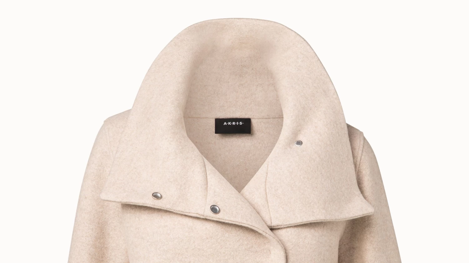 AKRIS Elize Cashmere Jersey Oversized Jacket - Image 4