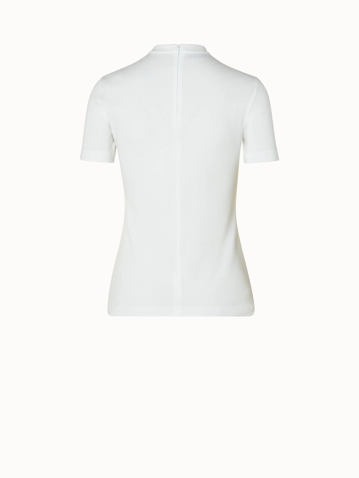 AKRIS Cotton Ribbed Jersey Top - Image 2