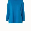 AKRIS Cotton Cashmere Oversized Knit Pullover
