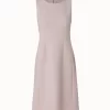 AKRIS Sleeveless Sheath Dress In Wool Stretch Double-Face
