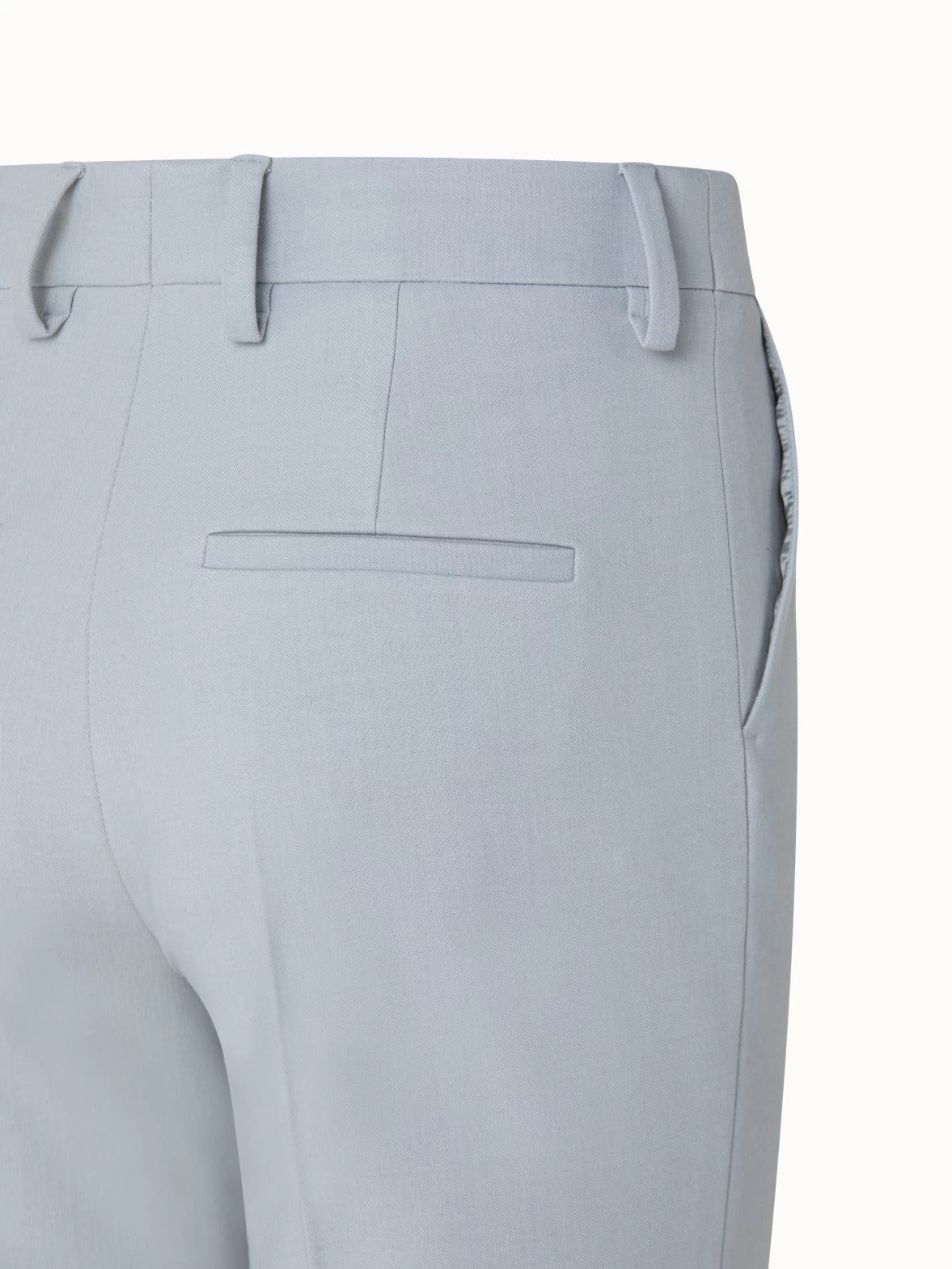 AKRIS Cropped Pants With Straight Leg In Techno Stretch Gabardine - Image 5